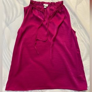 Merona magenta sleeveless blouse